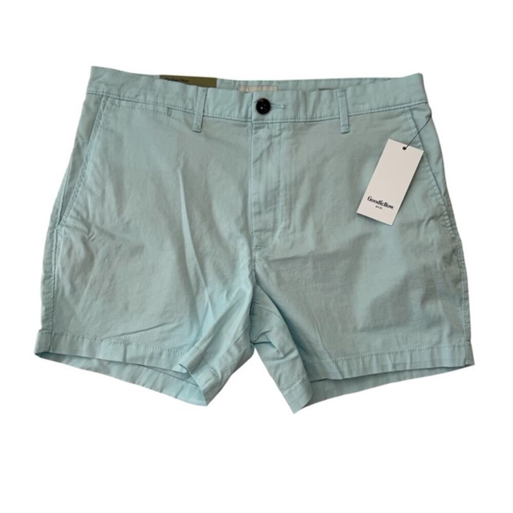 Goodfellow Blue The Every Wear Short Flat-Front Shorts - Size 31